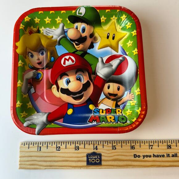 Mario Party Pack Plates & Napkins Birthday Nintendo Goody Bags Treat - Picture 5 of 10